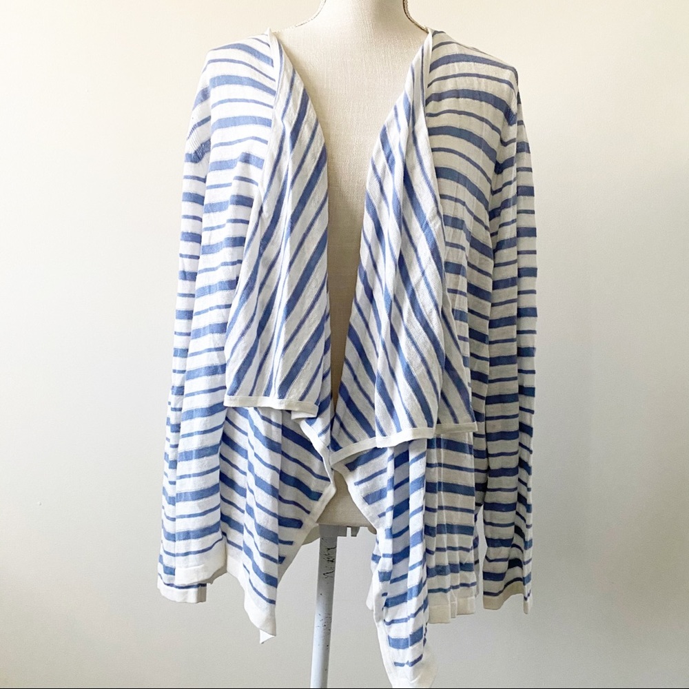 NWT French Connection striped cardigan size L